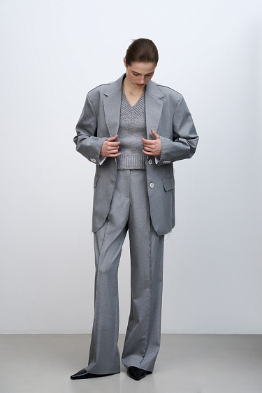 Прямые брюки из вискозы