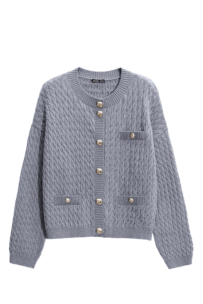 Кардиган из шерсти мериноса экстрафайн 