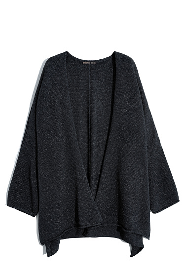 Трикотажный кардиган с люрексом