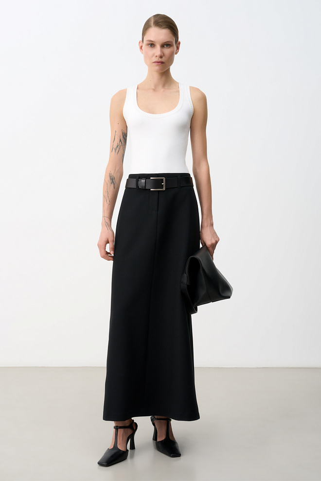 Юбка макси А-силуэта