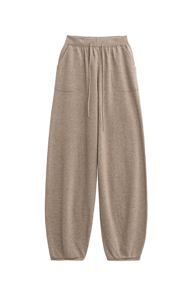 Брюки-бананы из кашемира