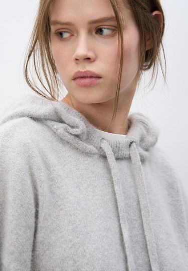 Худи из пуха лисы