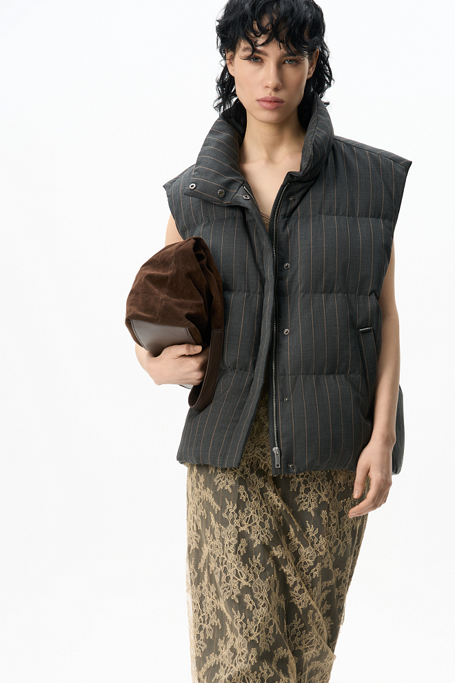 Жилет на пуху