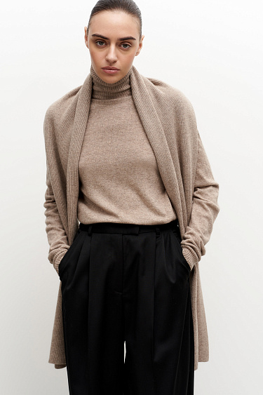 Трикотажная водолазка из шерсти 