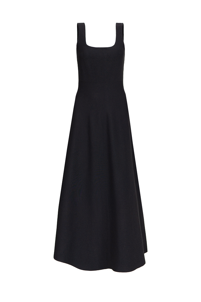 Трикотажное платье миди 