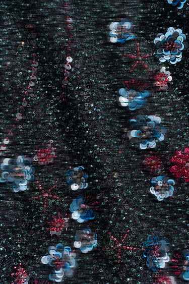 Юбка мини с цветочным орнаментом