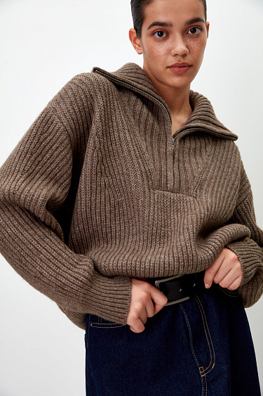 Трикотажный джемпер с шерстью альпака