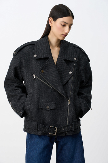 Жакет-косуха из шерсти