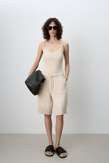 Трикотажные шорты из 100% хлопка