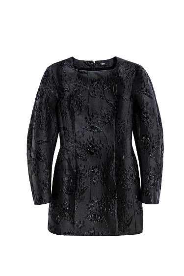 Платье мини с цветочным узором