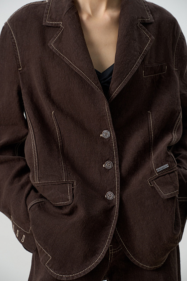 Жакет из 100% льна