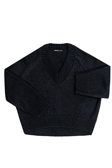 Джемпер из шерсти мериноса с люрексом