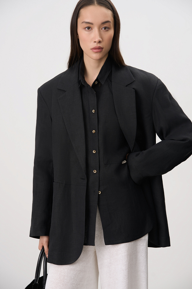 Жакет из 100% льна