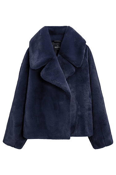 Шуба из экомеха