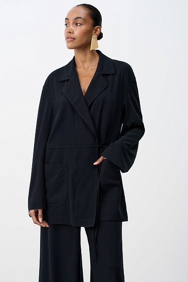 Свободный жакет на запах