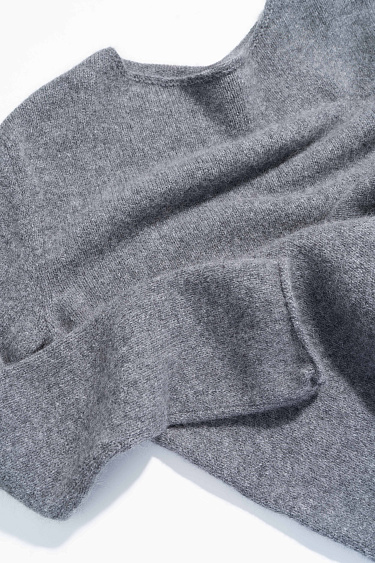 Лонгслив из пуха лисы