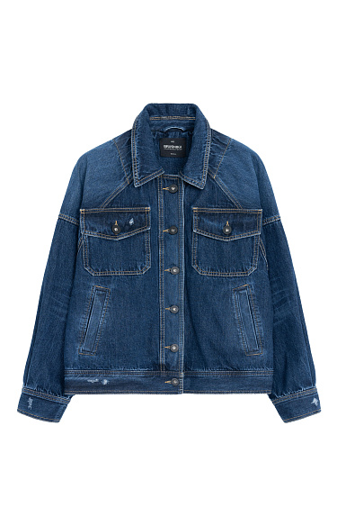 Джинсовый жакет из 100% хлопка