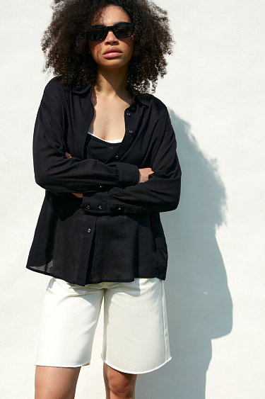 Рубашка из тонкого хлопка