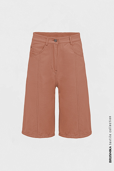 Джинсовые шорты-бермуды