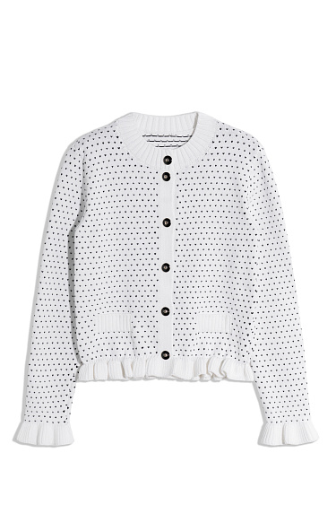 Кардиган с жаккардовым рисунком