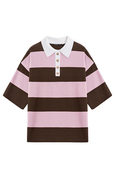 Футболка с воротником поло