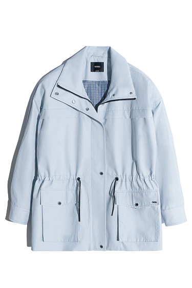 Парка из плащевой ткани