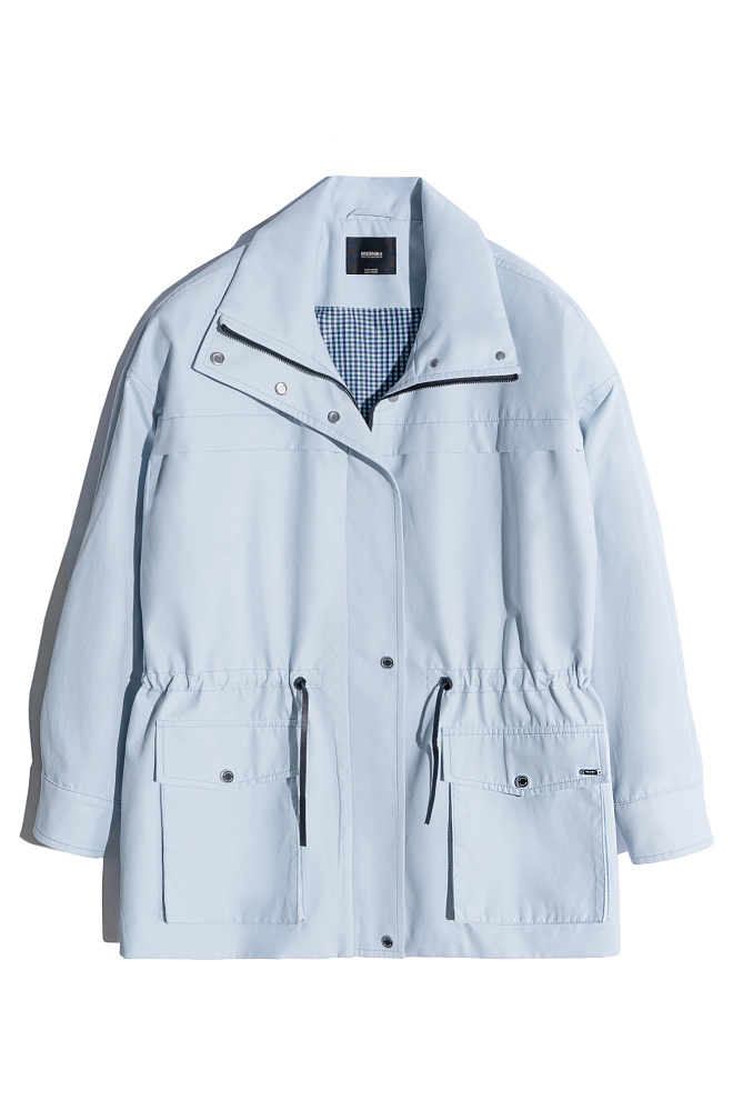 Парка из плащевой ткани