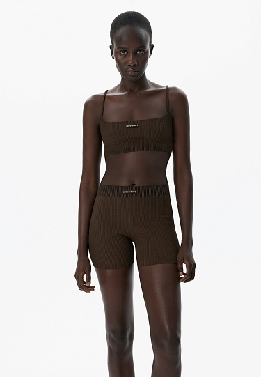 Трикотажные велосипедки из вискозы