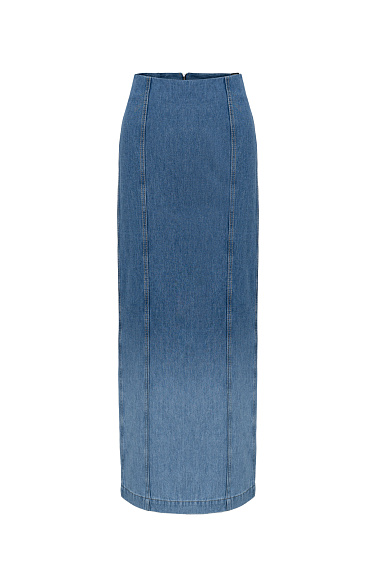 Джинсовая юбка-карандаш