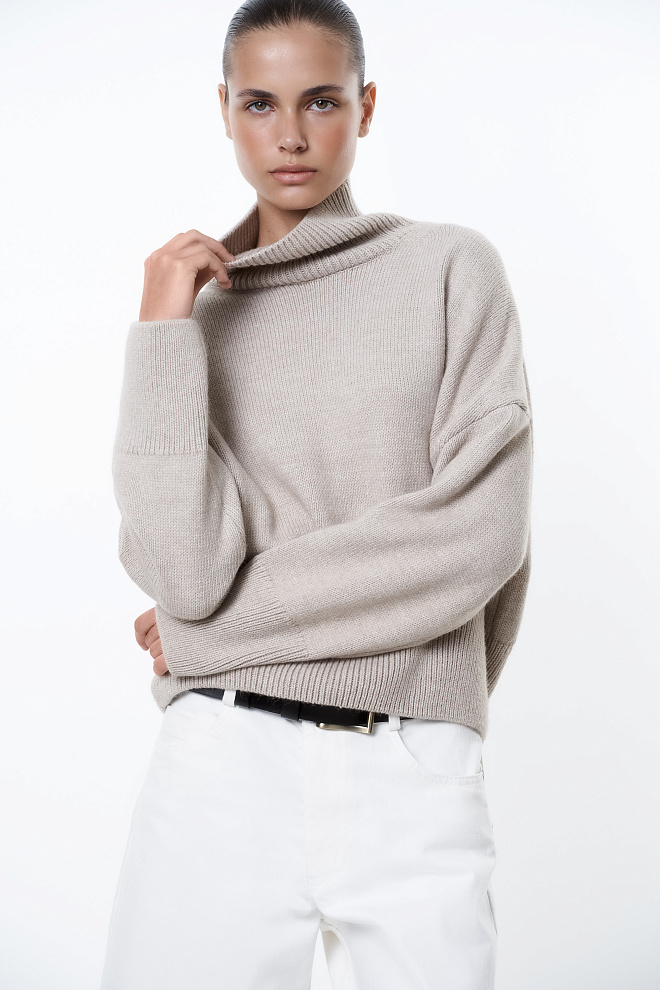 Трикотажный джемпер с шерстью альпака