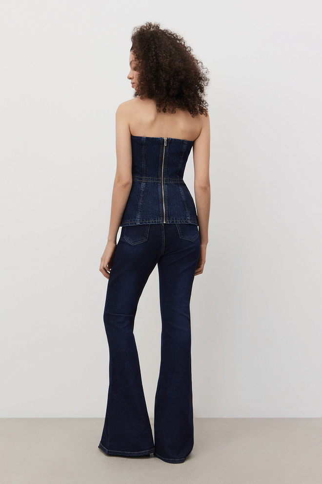 Джинсовый корсет 