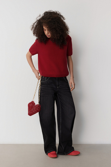 Футболка из пуха лисы