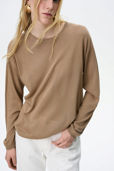 Лонгслив из тонкой вискозы