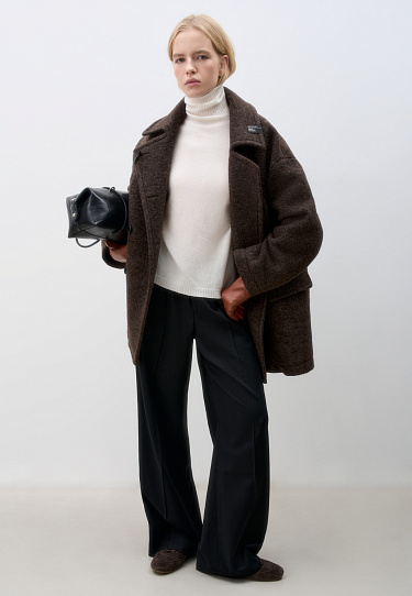 Двубортное пальто 