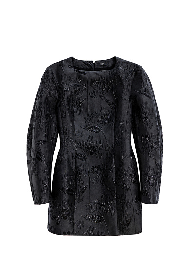 Платье мини с цветочным узором