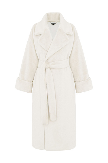 Шуба из экомеха на запах