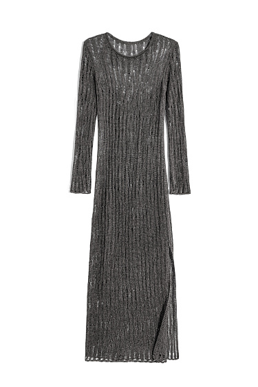 Полупрозрачное платье изо льна