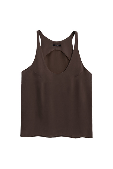 Майка из атласной вискозы