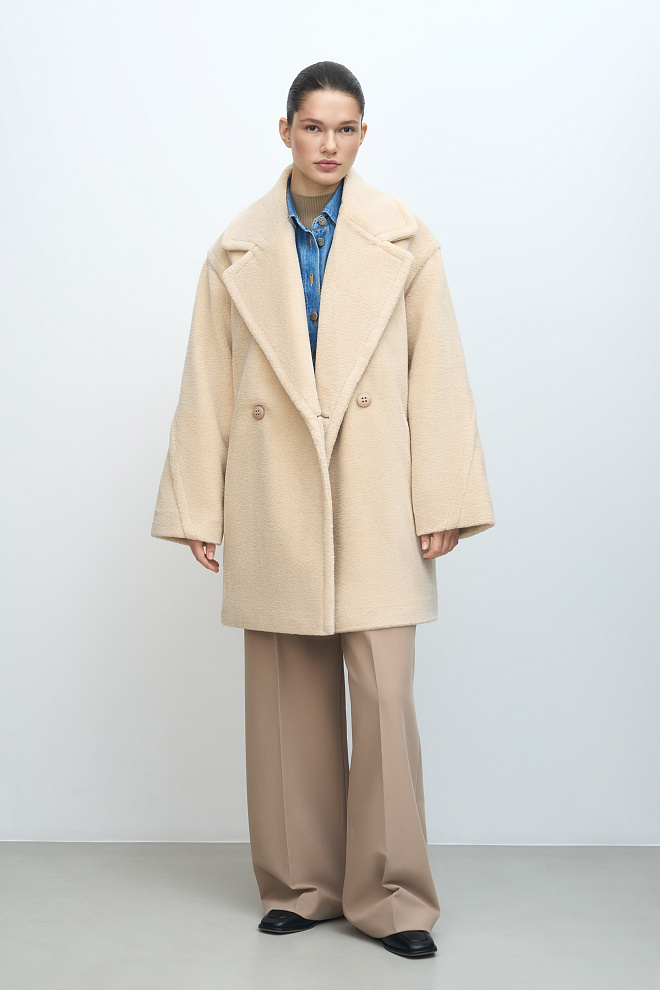 Шуба из экомеха