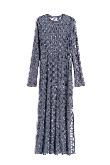 Кружевное платье макси