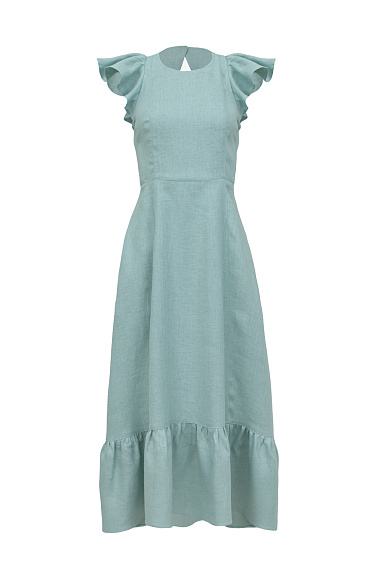 Платье из 100% льна