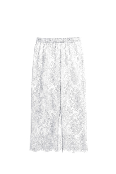 Кружевная юбка миди