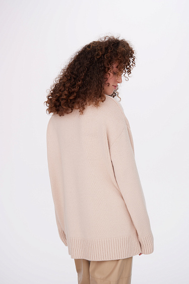 Удлиненный кардиган из шерсти альпака