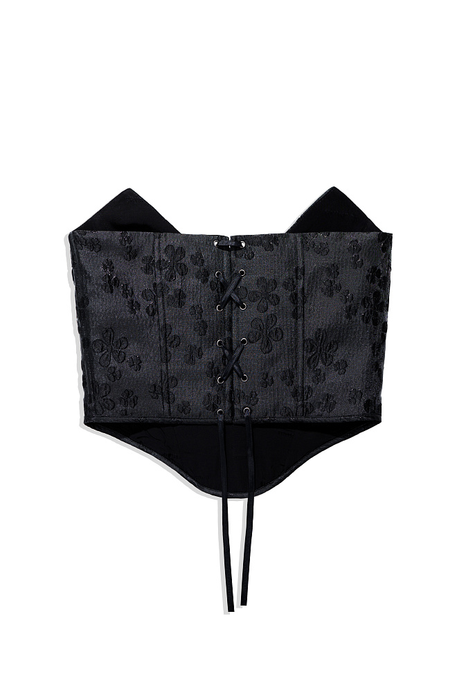 Корсет с объемным декором