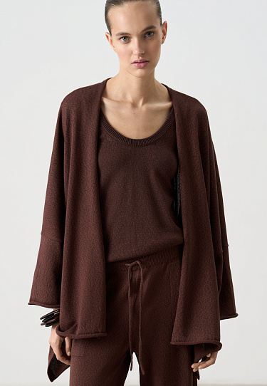 Кардиган-кимоно из хлопка