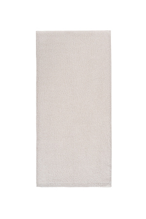 бежевый Широкий палантин из шерсти и мохера. Края изделия выполнены в рубчик.