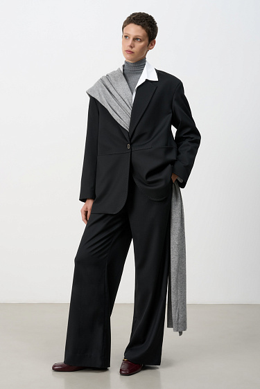 Широкие брюки с кулиской