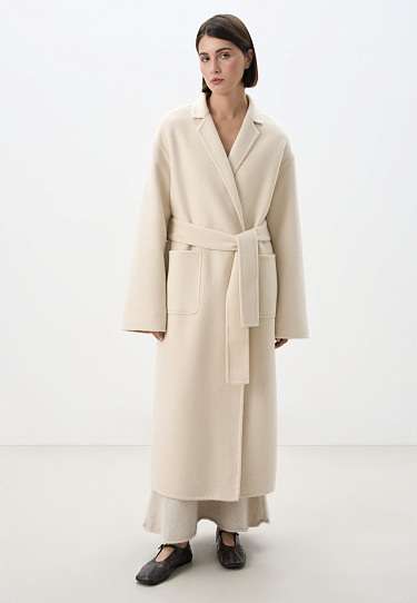 Пальто из кашемира и шерсти