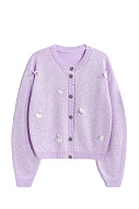 Кардиган из хлопка с пайетками, S