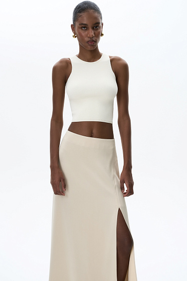 Укороченный топ из вискозы